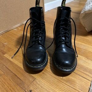 Dr. Martens Black Lace-Up Boots